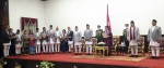नवनियुक्त उपप्रधानमन्त्री र मन्त्रीको शपथ